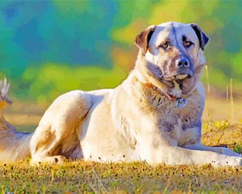 Aesthetic Anatolian Shepherd Dog Paint By Numbers