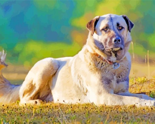 Aesthetic Anatolian Shepherd Dog Paint By Numbers