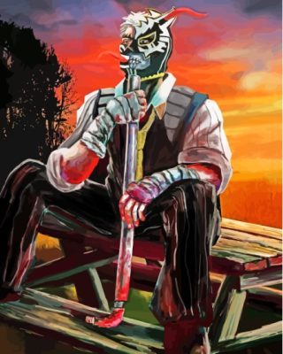 Aesthetic Lucha Art Paint By Numbers