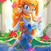 Aesthetic Tikal Sonic Art Paint By Numbers