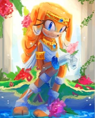 Aesthetic Tikal Sonic Art Paint By Numbers