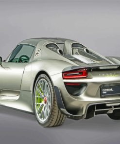 Aesthetic Porsche 918 Paint By Numbers