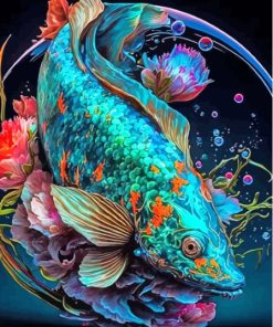 Aesthetic Tropical Fish Paint By Numbers