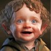 Baby Frodo Baggins Paint By Numbers