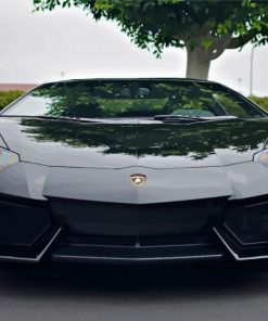 Black Lamborghini Paint By Numbers