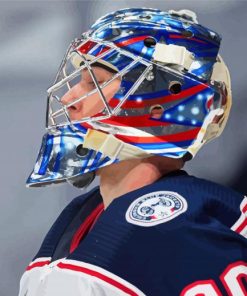 Blue Jackets Goalie Elvis Merzlikins Paint By Numbers