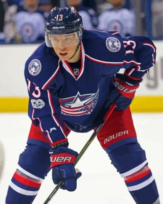 Cameron Atkinson Columbus Blue Jackets Paint By Numbers