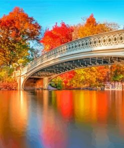 Central Park Autumn Paint By Numbers