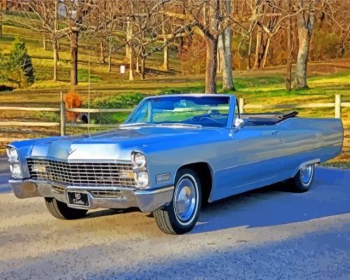 Cool 1967 Cadillac Paint By Numbers