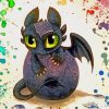 Cool Baby Toothless Paint By Numbers