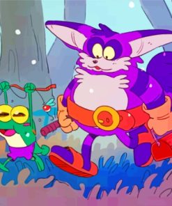 Cool Big The Cat Paint By Numbers