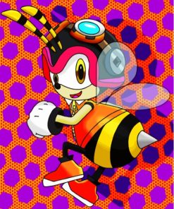 Cool Charmy Bee Paint By Numbers