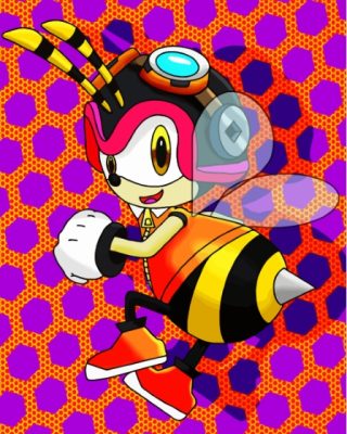 Cool Charmy Bee Paint By Numbers