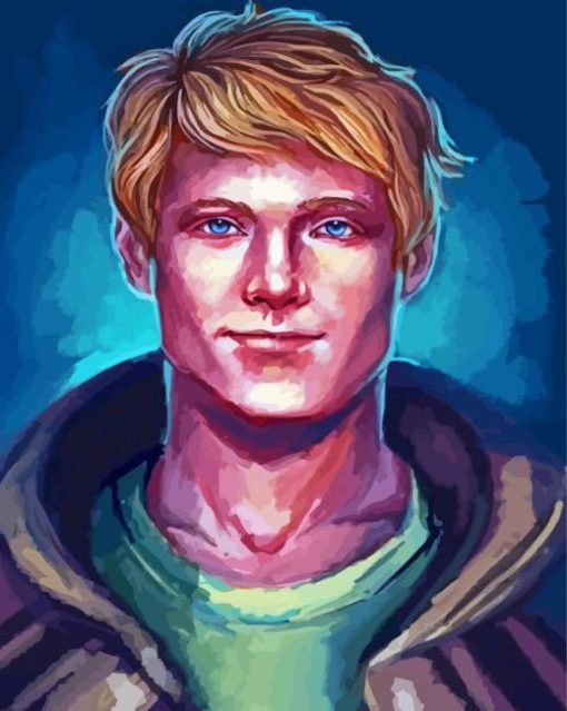 Cool Peeta Mellark Paint By Numbers