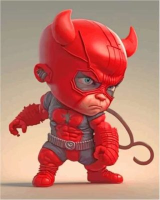 Devil Baby Marvel Paint By Numbers