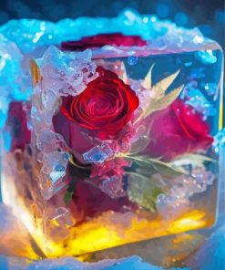 Frozen Rose Paint By Numbers