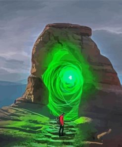 Green Portal Paint By Numbers