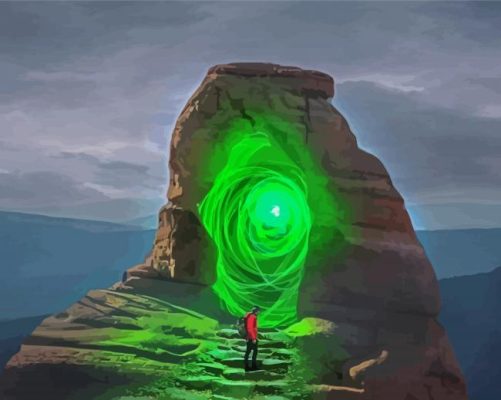 Green Portal Paint By Numbers