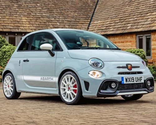 Grey Abarth Paint By Numbers