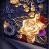 Love And Flower Paint By Numbers