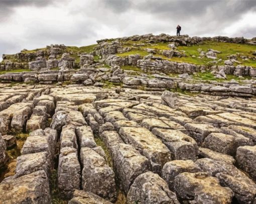 Malham Cove Paint By Numbers