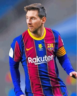 Messi Barcelona Paint By Numbers