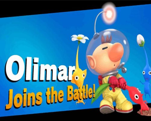 Nintendo Pikmine Poster Paint By Numbers