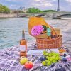 Picnic In Paris France Paint By Numbers