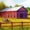 Southern Maryland Tobacco Barn Paint By Numbers