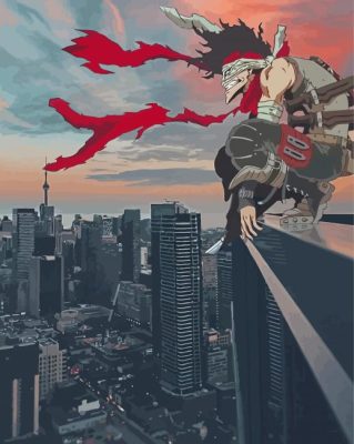 Stain Mha Boku No Hero Academia Paint By Numbers