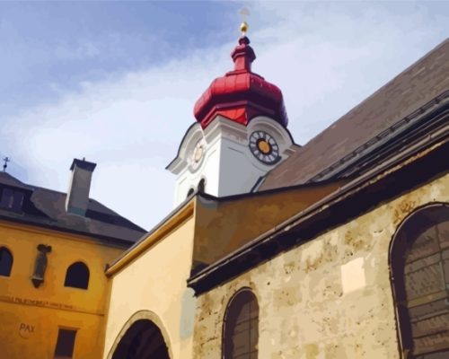 Stift Nonnberg Buildings Paint By Numbers