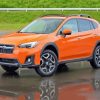 Subaru Crosstrek Orange Car Paint By Numbers