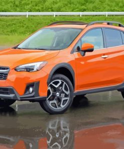 Subaru Crosstrek Orange Car Paint By Numbers