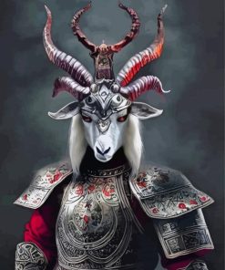 The Asian Goat Paint By Numbers