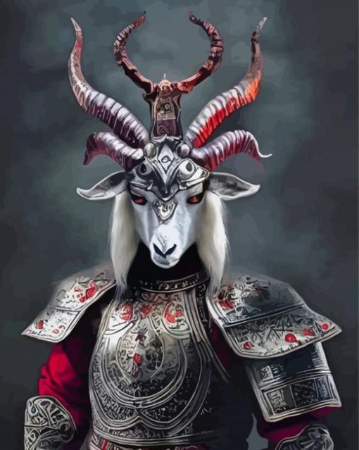 The Asian Goat Paint By Numbers