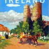 Vintage Cork Ireland Poster Paint By Numbers