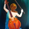 Woman Double Bass Paint By Numbers