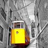 Yellow Lisbon Tram Paint By Numbers