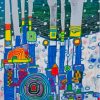 944 Blue Blues By Hundertwasser Paint By Numbers