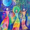 Abstract Women Dancing Paint By Numbers