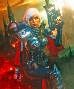 Adepta Sororitas Game Characters Paint By Numbers