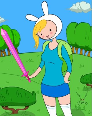 Adventure Time Fionna Paint By Numbers