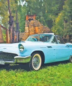 Aesthetic Ford Thunderbird Paint By Numbers