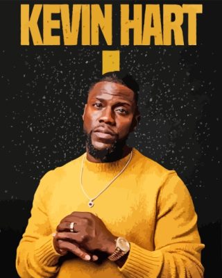 American Comedian Kevin Hart Paint By Numbers