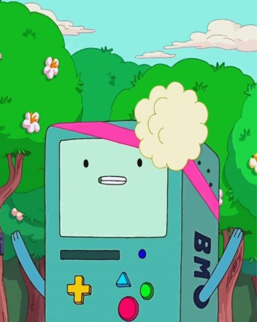 BMO Cartoon Character Paint By Numbers