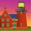 Block Island Lighthouse Poster Paint By Numbers