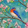 Blossom And Bird Paint By Numbers