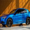 Blue Stelvio Alfa Romeo Car Paint By Numbers