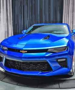 Blue Metallic Chevrolet Paint By Numbers