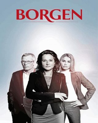 Borgen Movie Poster Paint By Numbers